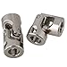 BQLZR Silver 6mm x 6mm Model Boat Car Shaft Coupler Motor Connector Universal Joint Coupling Pack of 2