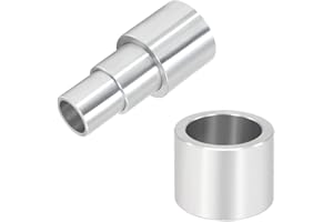SCOTTCHEN 1-Inch Thick Aluminum Reducing Bushing Arbor Adapters, ID 1/2" OD 5/8" | ID 5/8" OD 3/4" | ID 3/4" OD 1" | ID 1" OD 1-1/4", For Bench Grinding Wheel Sanding Wheel- S/4