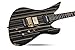 Schecter Synyster Gates Custom-S - Black with Gold Stripes