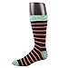 Rioriva Mens Dress Socks 6 Pack Colorful Classic Striped Patterned Crew Socks Shoe Size 12-16/13-16