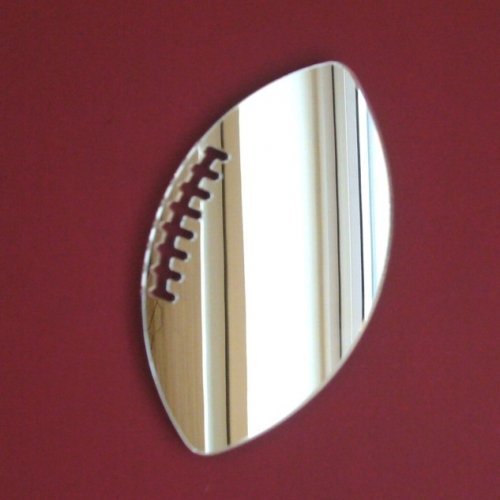 Super Cool Creations Rugby Ball Mirror 40cm x 30cm