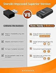 STARSIKI 2 Buttons Improved Tiny Mouse Jiggler