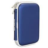 BIRUGEAR Hard Shell Carrying Case for Toshiba Canvio 3.0 Portable Hard Drive/Automatic Backup Portable Hard Drive/Canvio Basics 3.0/Canvio Slim/Canvio Connect II -blue