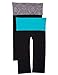 CC 2 Pack Nylon Spandex Tribal Fold Over Capri Yoga Leggings