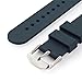 Archer Watch Straps - Soft Silicone Quick Release Watch Bands (Midnight Blue, 18mm)