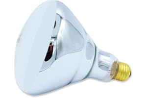 lumenivo 250W BR40 Heat Lamp Bulb Clear Heat Lamp - Bathroom Heat Lamp - Food Warmer Bulbs - Infrared Heat Light Bulb Flood R