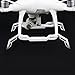 Gigibon DJI Phantom 4 Quadcopter Accessories: Landing Gear Protector Kit,Extend Phantom 4 Landing Skid Height, Absorb Shock Landing Support Stand Holder,1 Pair, White