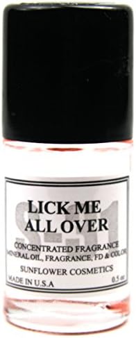 Original Fragrance Oil 0.5 Oz 2 Pack Selection Made in USA (Lick ME All Over)