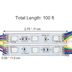 Happybuy Storefront Lights RGB SMD5050 20 Colors