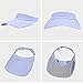 Kenmont Sports Visor Women's Running/Golf Cap Outdoor Anti- UV Topless Sun Hat