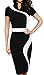 HOMEYEE Women's Vintage Short Sleeve Wear to Work Party Bodycon Dress B320
