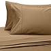 Amazon Brand – Pinzon 400-Thread-Count Hemstitch Egyptian Cotton Sheet Set - King, Chestnut