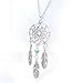 Ularmo 2015 New Hot Women Girl Retro Vintage Dream Catcher Pendant Chain Necklace Jewelry (D)