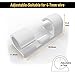 Cable Clip, 20 Pcs Wire Holder Organizer with Strong Self-Adhesive Tapes, Multipurpose Cable Wire Cord Management, Home and Office, White