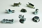 Replacement Monopoly Metal Pawn Tokens 8 Piece Set