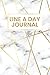 1 Line A Day Journal: 5 Years Of Memories, Blank Date No Month by Dartan Creations, Thea Newton