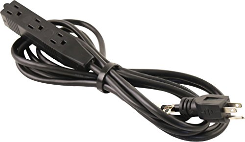 Apollo Horticulture 14 Gauge 120V Heavy Duty 25ft Extension Cord with 3 Outlet Power Strip