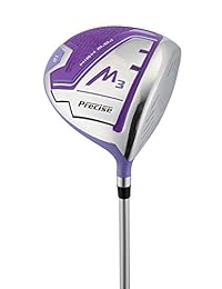 Precise M3 - Juego completo de palos de golf para mujer, incluye conductor, e, híbrido, hierro 7-PW, putter, bolsa de soporte, 3 HC's morado, tamaño regular, pequeño o alto.