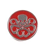Agents of Shield S.h.i.e.l.d Red Skull Metal Hydra Badge Pin Brooch