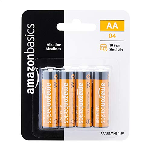 Amazon Basics 4 Pack AA Alkaline Batteries Blister Packaging Pricepulse