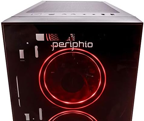 Periphio Red Gaming PC Tower Desktop Computer, Intel Quad Core i7 3.3GHz, 16GB RAM, 512GB SSD + 1TB 7200 RPM HDD, Windows 10, GTX 1650 Super Graphics Card, RGB, HDMI, Wi-Fi (Renewed) 3 Periphio Red Gaming PC Tower Desktop Computer, Intel Quad Core i7 3.3GHz, 16GB RAM, 512GB SSD + 1TB 7200 RPM HDD, Windows 10, GTX 1650 Super Graphics Card, RGB, HDMI, Wi-Fi (Renewed)