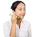ENDIGLOW Jade Gua Sha Roller, Hand-Made Gua Sha Massage Tool, GREAT Tools for Acupuncture Therapy Trigger Point Treatment on Face - Therapeutic Relief and Skin Renewal