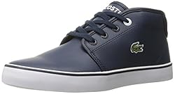 Lacoste Unisex-Child Ampthill Sneaker, Navy, 5 M US