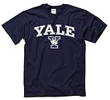 Yale Bulldogs Adult Arch and Logo T-Shirt - Navy