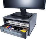 Victor Wood Monitor Riser, 1175 (Classic Silver)