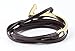 Golastartery Punk Alloy Anchor Bracelet Hand Leather Cuff Bracelet(Light Coffee)