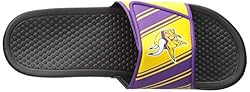 FOCO Minnesota Vikings NFL Mens Legacy Sport Slide