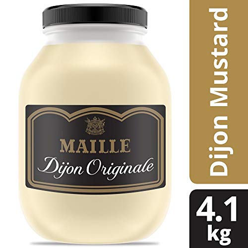 MAILLE DIJON ORIGINALE TRADITIONAL MUSTARD JAR, PREMIUM QUALITY, FOR MARINADES, SAUCE AND DRESSING, GLUTEN FREE, NON-GMO, 9.05 LBS