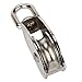 Newcreativetop Stainless Steel 304 Single Wheel Swivel Pulley Block Loading (M50)
