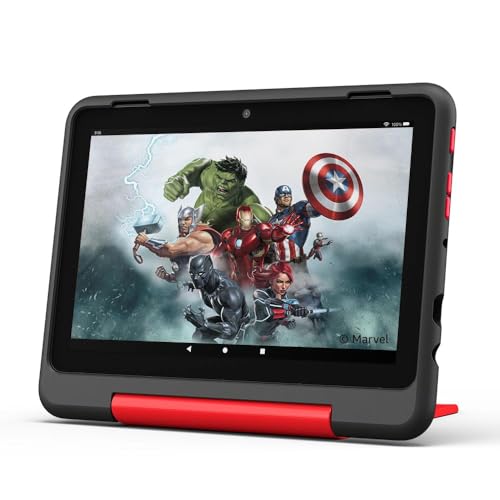 Amazon Fire HD 8 キッズプロ (8インチ) マーベルアベンジャーズ / 3GB RAM 対象年齢6歳から | 数千点のキッズコンテンツが1年間使い放題