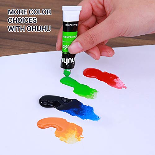 Ohuhu Watercolor Paint Set, 36 Water Paints Colors (12ml, 0.42oz) Art
