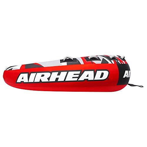 Kwik Tek Airhead Mega Slice 4-Rider Towable Tube Raft with 60-Foot Rope - Thumbnail 3