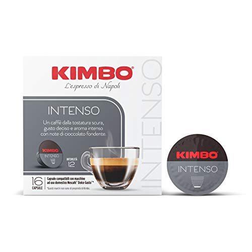 Kimbo Intenso Kaffeekapseln, kompatibel mit Dolce Gusto Nescafè, 6 Packungen mit 16 Kapseln (insgesamt 96 Kapseln) – Bild 4