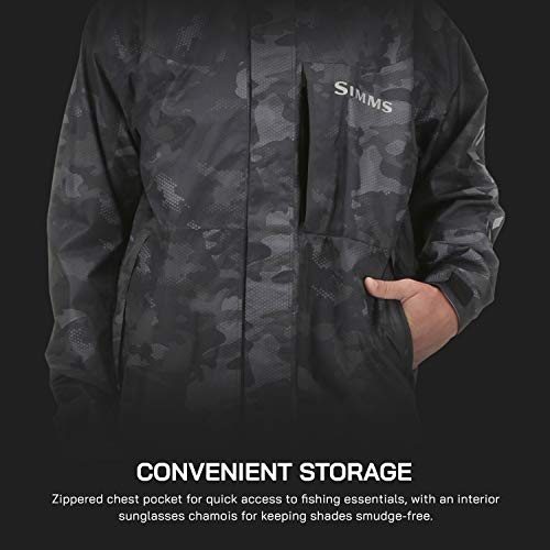 Simms Mens Challenger Waterproof Fishing Rain Coat Black XLarge Pricepulse