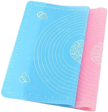 Silicone Roll Cut Mat，RALMALL Rolling Cutting Pad, Fondant Cake Dough Rolling Mat, Cupcake Pastry Boards, Cake Decorating Tool, Kitchen Craft Baking Supplies