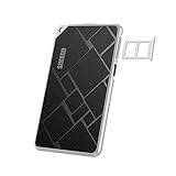 FANSONG Bluetooth 4.0 Dual SIM Card Adapter with 10M Distance Remote Control [Camera Shutter Function] [Silm Lightweight Design] for iOS Devices, iPhone, iPad, iPod, itouch