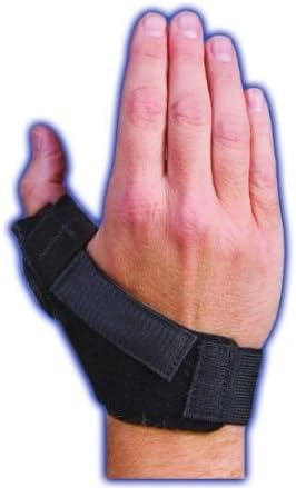 Med Spec Tee Pee Thumb Protector, Black - Medium by Medical Specialties Inc.