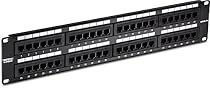 TRENDnet 48-Port Cat5/5e Unshielded Wallmount or Rackmount Patch Panel, TC-P48C5E