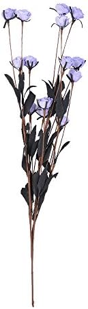 Youthny 15 Heads Artificial Rose Tiny Fake Flowers Wedding Floral Decor Bouquet