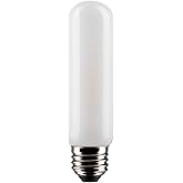 Satco 5.5-Watt LED E26 Light Bulb, 3000K, 15000 Hour Rating, Dimmable, Frost