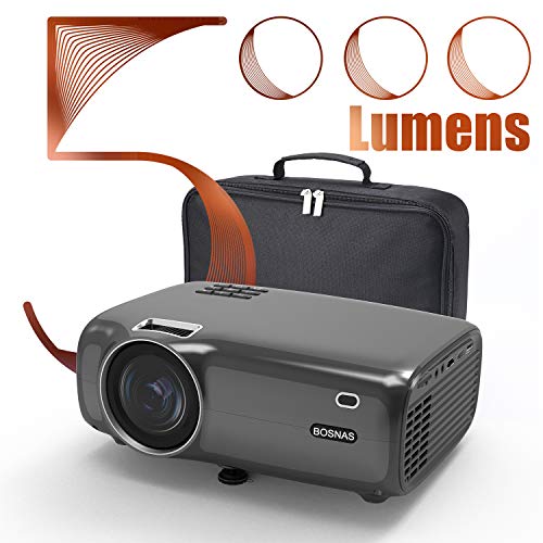 Proyector-5000-Lmenes-Proyector-Full-HD-Soporta-1920-x-1080P-Proyector-Cine-en-Casa-Sonido-Hi-Fi-Proyector-LED-60000-Horas-Bajo-Ruido-Video-Fluido-PS4-HDMI-USB-VGA-AV