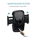 NOPNOG Car Mount Cell Phone Holder for Windshield Universal Long Arm Car Mount One Button for iPhone X/ 8/ 8Plus/7 Samsung Galaxy S7/ S8 Moto LG Google Pixel XL/Nexus 6P HTC