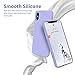 OTOFLY Liquid Silicone Gel Rubber Full Body Protection Shockproof Case for iPhone Xs/iPhone X，Anti-Scratch&Fingerprint Basic-Cases，Compatible with iPhone X/iPhone Xs 5.8 inch (2018), (Light Purple)