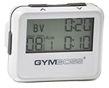 Gymboss Interval Timer and Stopwatch - WHITE / GRAY GLOSS