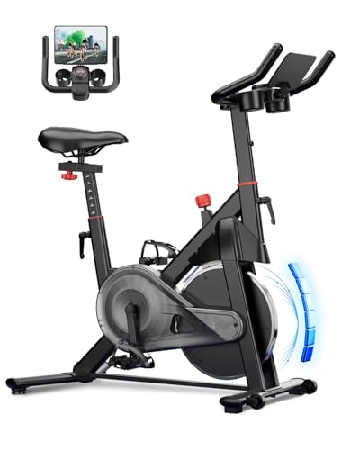 Superun Exercise Bike, Stationary Bikes for Home Gym with 32-Level Magnetic Res…