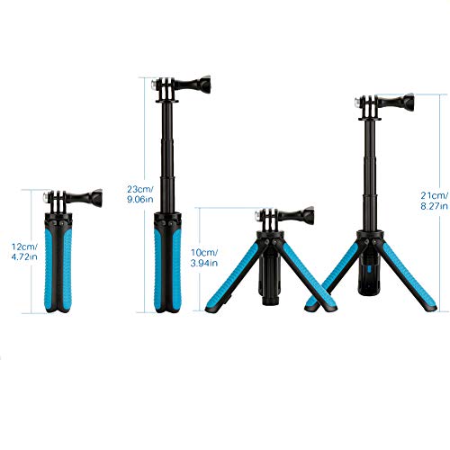 Hand Grip Adjustable Extension Pole Monopod Tripod Selfie Stick for iPhone GoPro Hero 7 6 5 DJI Osmo Pocket